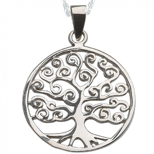 Collar Colgante Arbol de la Vida de Plata para Mujer Incluye Cadena de Plata de 45 cm y Estuche para Regalo - Alylo Silver