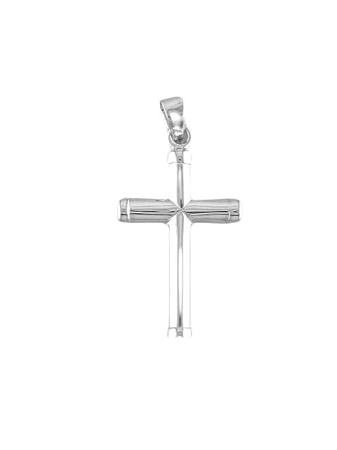 Cruz de Plata Maciza Colgante Plata de Ley 925 Alylosilver con Estuche