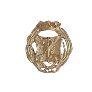 Insignia Odontología Chapada en Oro 925 Alylosilver con Estuche