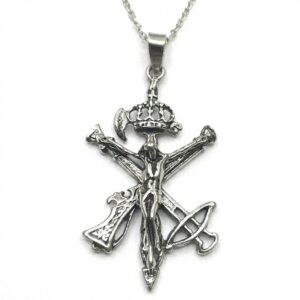 Cruz Colgante Plata de Ley 925 Alylosilver con Estuche