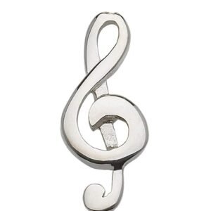 Insignia Clave de Sol Plata de Ley 925 Alylosilver con Estuche