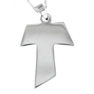 Cruz Tau Colgante Plata de Ley 925 Alylosilver con Estuche