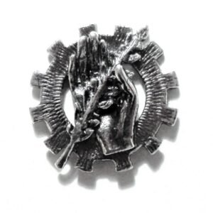 Insignia Trabajo Social Plata de Ley 925 Alylosilver con Estuche