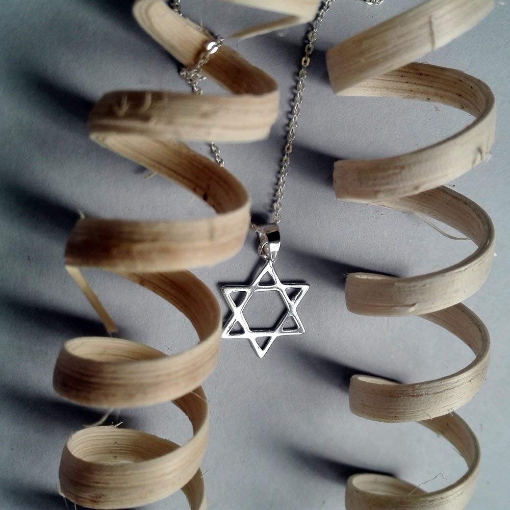 Estrella de David Colgante Plata de Ley 925 Alylosilver con Estuche - Imagen 5