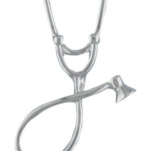 Pin Estetoscopio Plata de Ley 925 Alylosilver con Estuche