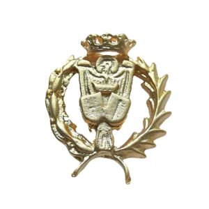 Insignia Juez Chapada en Oro 925 Alylosilver con Estuche