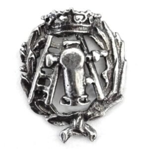 Insignia Topografía Plata de Ley 925 Alylosilver con Estuche