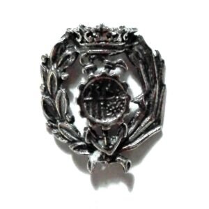 Insignia Agente de Aduanas Plata de Ley 925 Alylosilver con Estuche