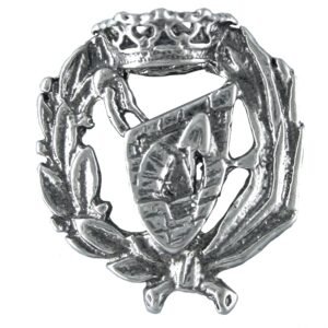 Insignia Ingeniería de Caminos Plata de Ley 925 Alylosilver con Estuche