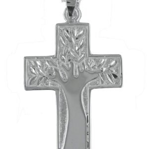 Cruz con Árbol de la Vida Colgante Plata de Ley 925 Alylosilver con Estuche