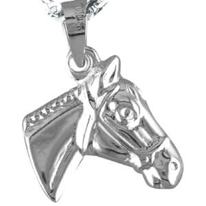 Cabeza de Caballo Colgante Plata de Ley 925 Alylosilver con Estuche