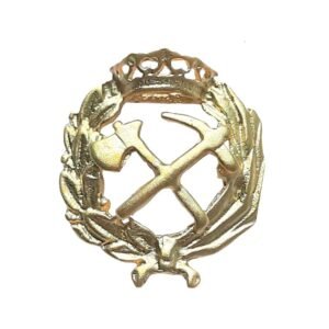 Insignia Ingeniería de Montes Chapada en Oro 925 Alylosilver con Estuche