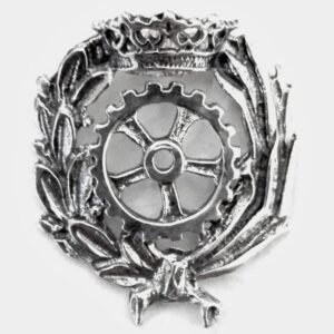 Insignia Maestro Industrial Plata de Ley 925 Alylosilver con Estuche