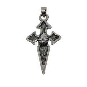 Cruz de Santiago Colgante Plata de Ley 925 Alylosilver con Estuche
