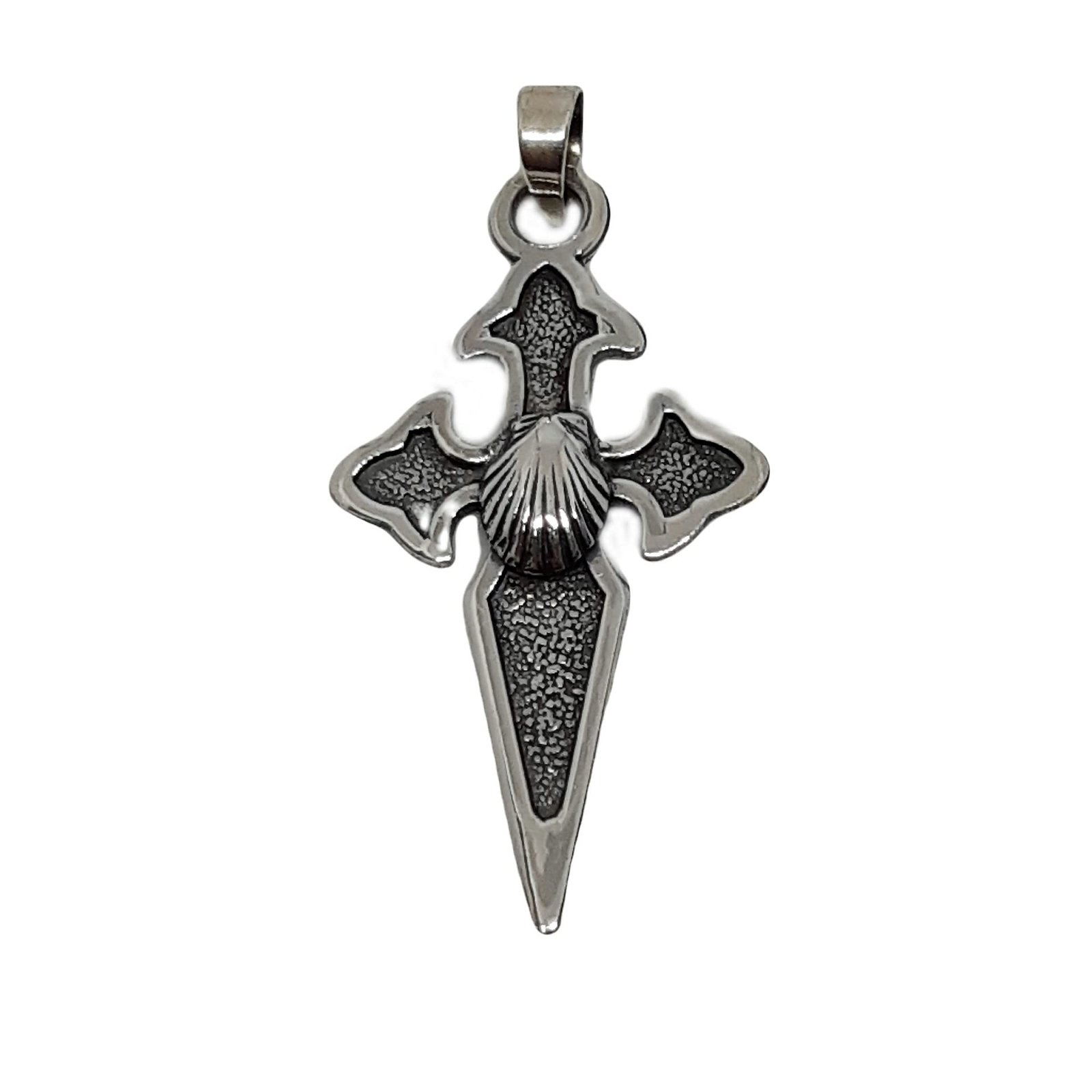 Cruz de Santiago Colgante Plata de Ley 925 Alylosilver con Estuche