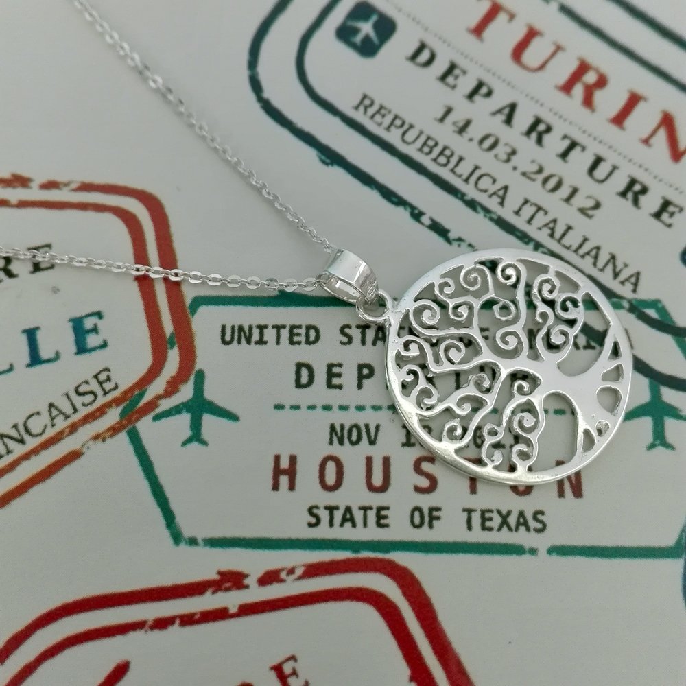 Árbol de la Vida Colgante Plata de Ley 925 Alylosilver con Estuche - Imagen 3