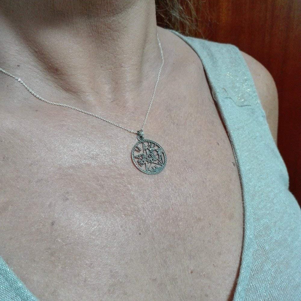 Tetragramaton Colgante Plata de Ley 925 Alylosilver con Estuche - Imagen 2