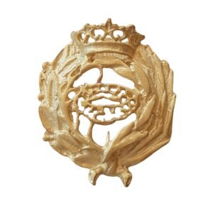 Insignia Biología Chapada en Oro 925 Alylosilver con Estuche