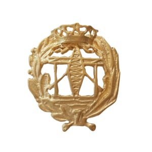 Insignia Telecomunicaciones Chapada en Oro 925 Alylosilver con Estuche