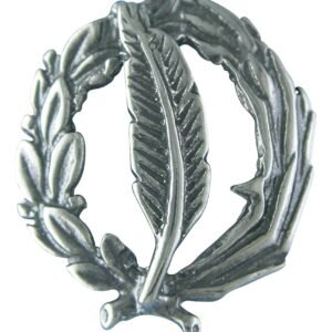 Insignia Periodismo Plata de Ley 925 Alylosilver con Estuche