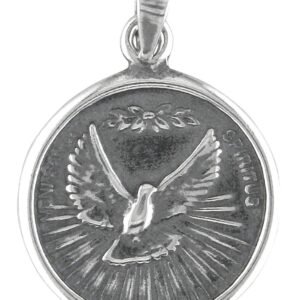 Medalla Espíritu Santo Colgante Plata de Ley 925 Alylosilver con Estuche