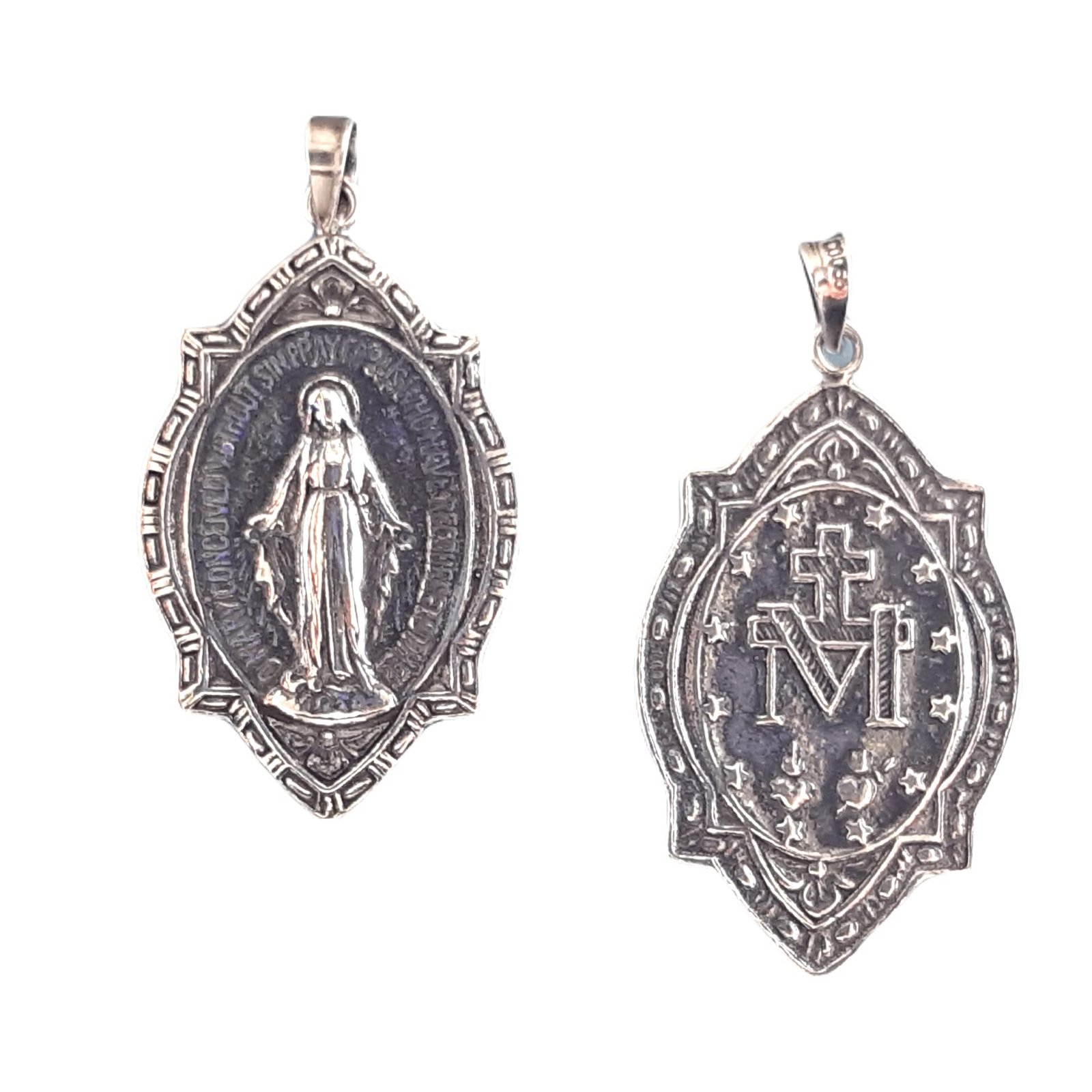 Medalla Milagrosa Colgante Plata de Ley 925 Alylosilver con Estuche