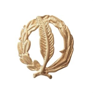 Insignia Periodismo Chapada en Oro 925 Alylosilver con Estuche