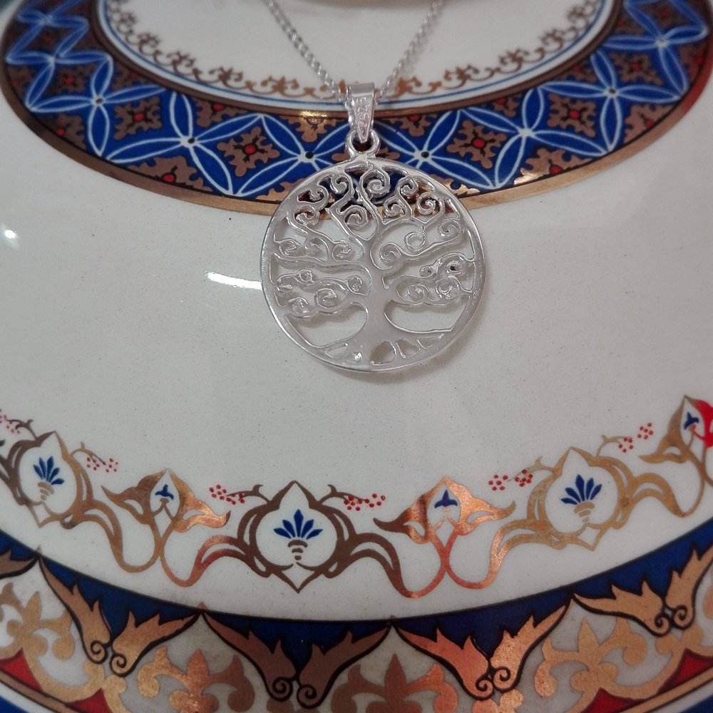 Árbol de la Vida Colgante Plata de Ley 925 Alylosilver con Estuche - Imagen 4
