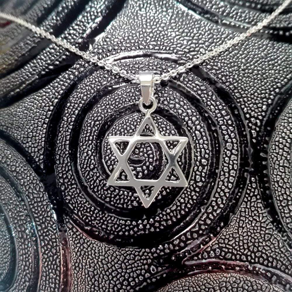 Estrella de David Colgante Plata de Ley 925 Alylosilver con Estuche - Imagen 4