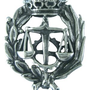 Insignia Graduado Social Plata de Ley 925 Alylosilver con Estuche